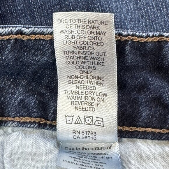 Maurices Womens Blue Bootcut Jeans Size 4 Long Stretch Denim Mid Rise 5 Pockets - Picture 13 of 13